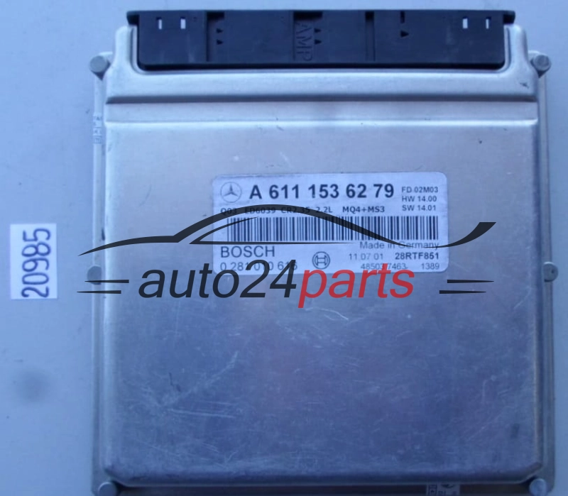 KOMPUTER STEROWNIK SILNIKA MERCEDES SPRINTER 2.2 220 CDI BOSCH 0281010616, 0 281 010 616, A6111536279, A 611 153 62 79, 6111536279, ED6039 CR2.35 FD 01M04