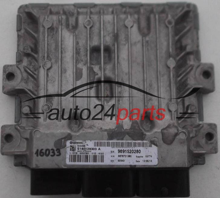 KOMPUTER STEROWNIK SILNIKA CITROEN PEUGEOT S180129303 A