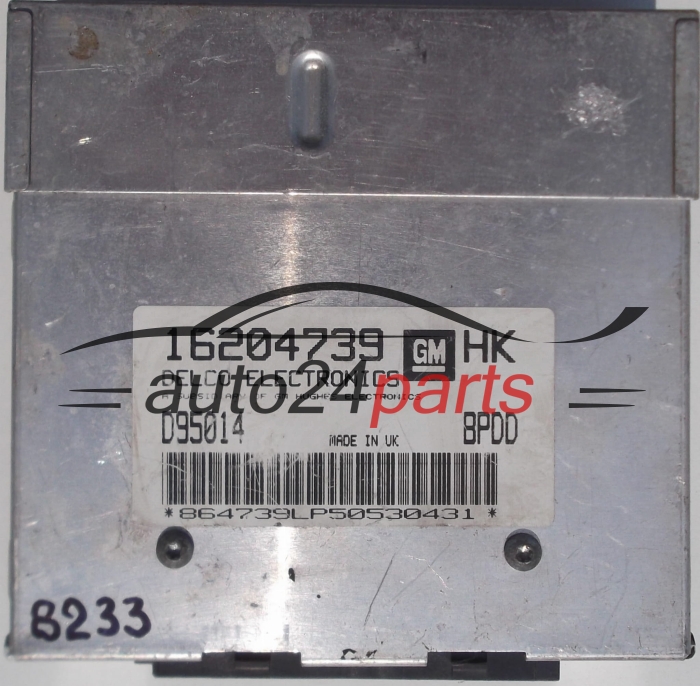 MOTORSTEUERGERÄT ECU STEUERGERAT OPEL CORSA B 1.2, DELCO 16204739 HK, 16204739HK, D95014, BPDD