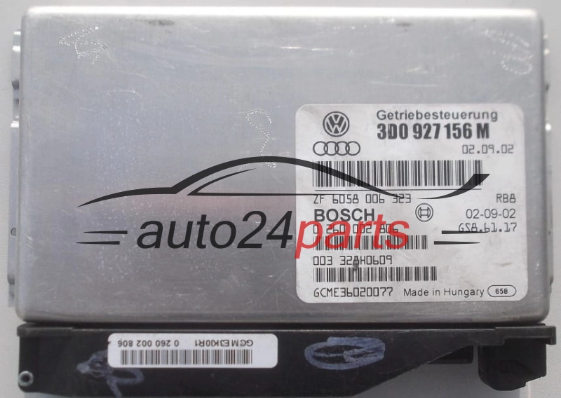CENTRALITA ECU CAJA DE CAMBIOS AUTOMATICA  VOLKSWAGEN PHAETON 3.2 V6 BOSCH 0 260 002 806,  3D0 927 156 M