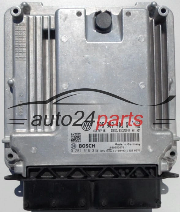 CENTRALINA MOTORE PORSCHE CAYENNE 3.0 BOSCH 0 281 018 310, 7P5 907 401 G,  4G0907401