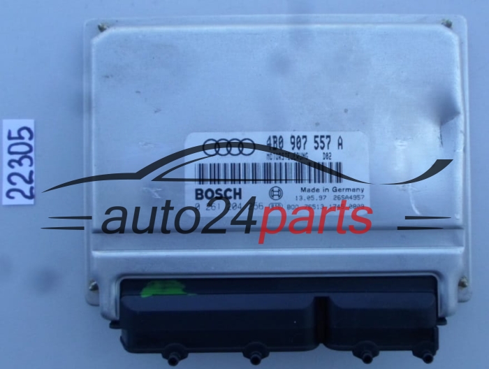 KOMPUTER STEROWNIK SILNIKA AUDI A6 1.8 TURBO BOSCH 0 261 204 256, 0261204256, 4B0 907 557 A, 4B0907557A