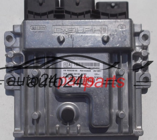 CENTRALINA MOTORE CITROEN PEUGEOT 2.0 HDI DELPHI R0414C004B, 28210851, HW 9666098180, DCM3.5