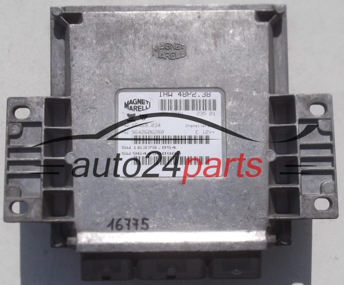 Μονάδα Ελέγχου Κινητήρα PEUGEOT 206 MAGNETI MARELLI IAW 48P2.38, IAW48P238, 16469034, 9642606280, 16379054, 9644500980