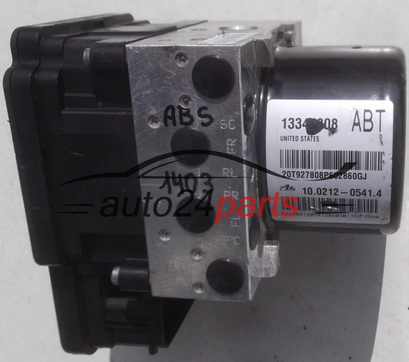 BOMBA HIDRAULICA Y CENTRALITA ABS OPEL ASTRA J GM 13347808 ABT, ATE 10.0212-0541.4, 10021205414, 10.0961-4521.3,  10.0619-3339.1, 10061933391, 28.5611-8102.3, 28561181023