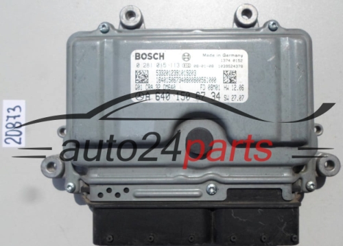 CENTRALITA DE MOTOR MERCEDES 180 CDI BOSCH 0 281 015 113, 0281015113, A 640 150 67 34, A6401506734, CRA.32 