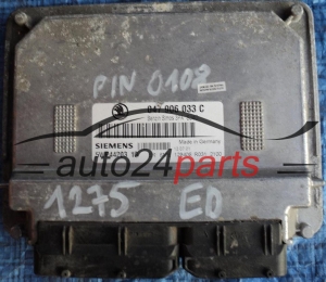ECU CENTRALITA DE MOTOR SKODA FABIA 1.4 047906033C, SIEMENS 5WP44203