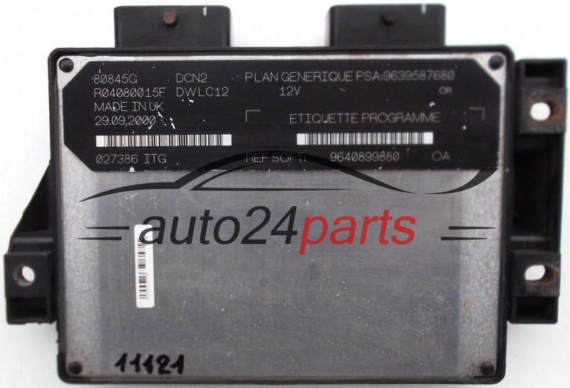 calculateur moteur pour peugeot 206 1.9d 