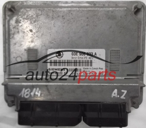 ΜΟΝΑΔΑ ΕΛΕΓΧΟΥ ΚΙΝΗΤΗΡΑ SKODA FABIA 1.2 AZQ 03E906033A, 03E 906 033 A, SIEMENS 5WP40120 07, BENZIN SIMOS 3PE 4672