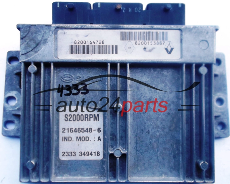 ECU ENGINE CONTROLLER RENAULT LAGUNA 1.6 8200164728