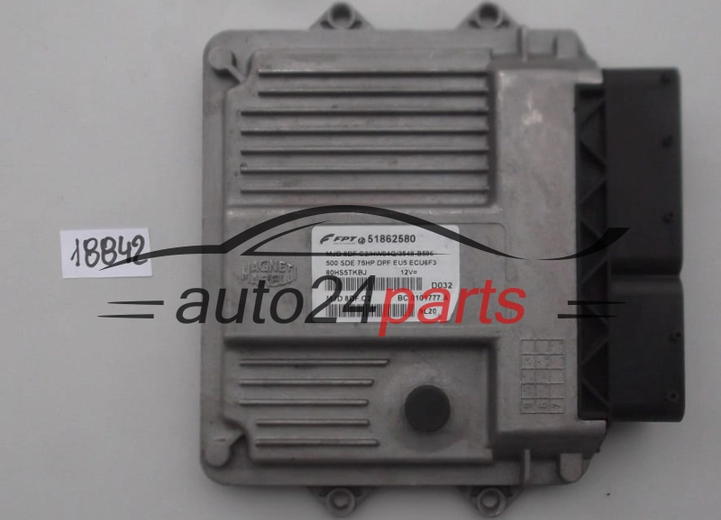 KOMPUTER STEROWNIK SILNIKA FIAT 500 1.3 MJTD 51862580, MJD 8DF.C2 