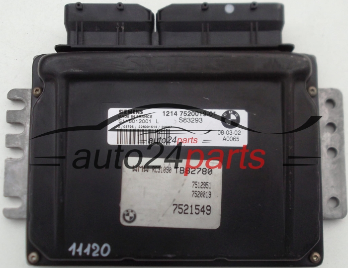 CALCULATEUR MOTEUR MINI ONE COOPER 1.6 SIEMENS S118012001 L, S118012001L, 1214 7520019-01, 1214752001901