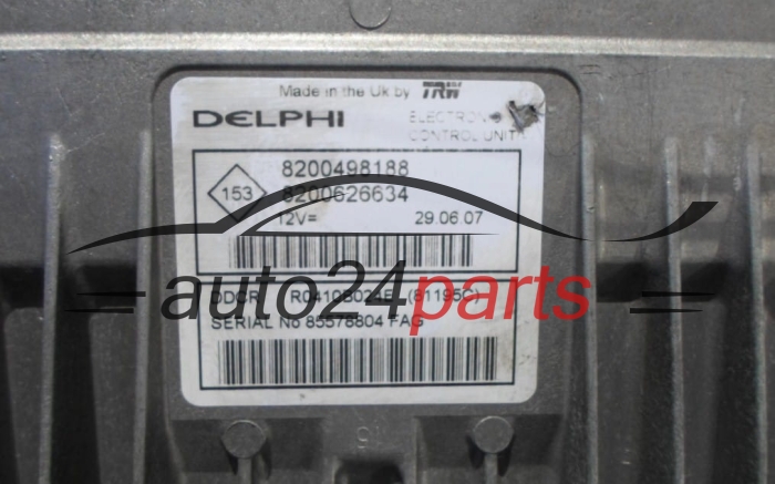 KOMPUTER STEROWNIK SILNIKA RENAULT 1.5 DCI Delphi R0410B024E