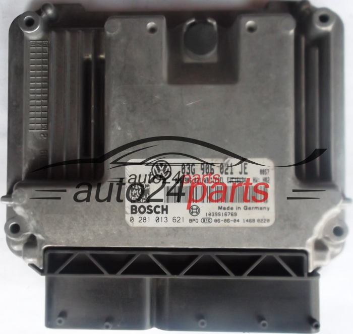 KOMPUTER STEROWNIK SILNIKA SEAT LEON 2.0 TDI 03G906021JE, 03G906021AB, BOSCH 0281013621
