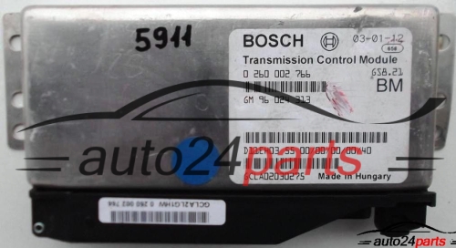 ECU AUTOMATIC GEARBOX OPEL OMEGA 2.2 BOSCH 0 260 002 766, 0260002766, 96 024 313, 96024313 