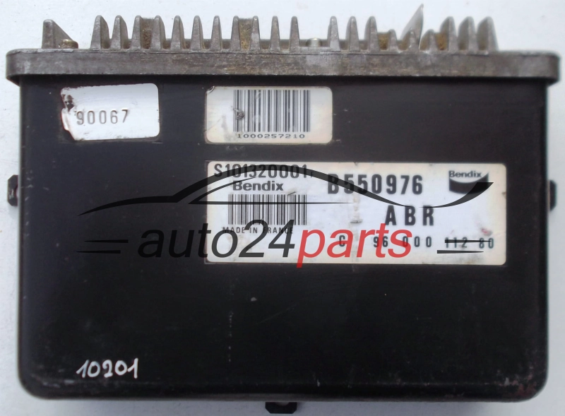 CENTRALINA ABS ESP CITROEN XM 2.0, BENDIX S101320001 F, S101320001F, B550976, 96 000 112 80, 9600011280