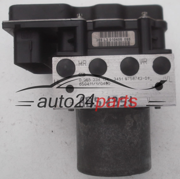 ABS CENTRALINA POMPA BMW E60 E61 BOSCH 0 265 234 134, 0265234134, 3451 6758743-01, 3451675874301, 0 265 950 375, 0265950375