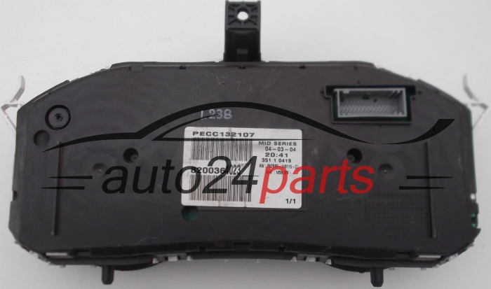 QUADRO STRUMENTI CRUSCOTTO CONTACHILOMETRI RENAULT MEGANE PECC132107, 8200364023, 35110419