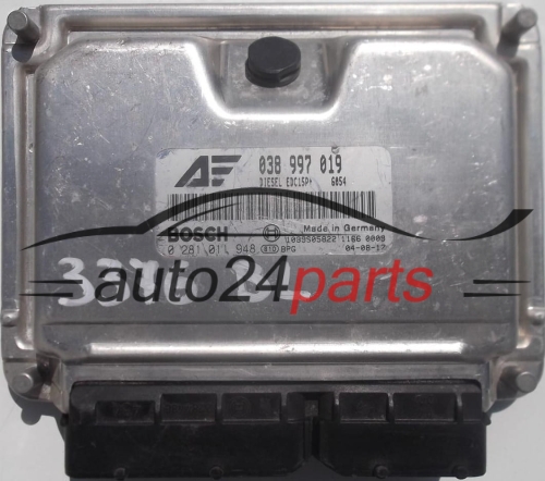 ECU ENGINE CONTROLLER VW VOLKSWAGEN SHARAN SEAT ALHAMBRA 1.9 TDI 038997019