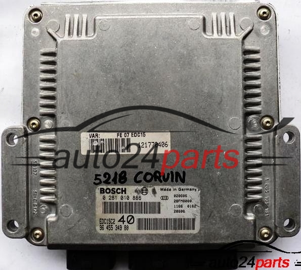 ECU CENTRALITA DE MOTOR CITROEN C5 2.2 HDI BOSCH 0281010886