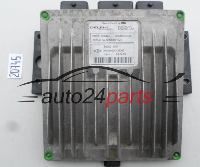 CALCULATEUR MOTEUR RENAULT CLIO 1.5 DCI R0410C034A, 8200212351 