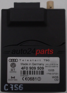 KOMFORTSTEUERGERÄT TELESTART T90 VOLKSWAGEN AUDI 4F0 909 509, 4F0909509