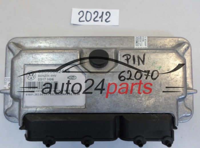 KOMPUTER STEROWNIK SILNIKA VOLKSWAGEN SEAT IBIZA 1.4 Magneti Marelli MY2 4HV.AS,  03C 906 024 AS,  61601.363.04