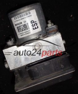 Bomba de abs FIAT GRANDE PUNTO BOSCH 0 265 235 231, 0265235231, 51786433, 0 265 950 628, 0265950628 