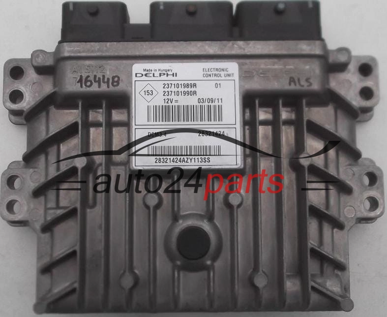 Μονάδα Ελέγχου Κινητήρα RENAULT CLIO 28321424, 237101989R, 237101990R