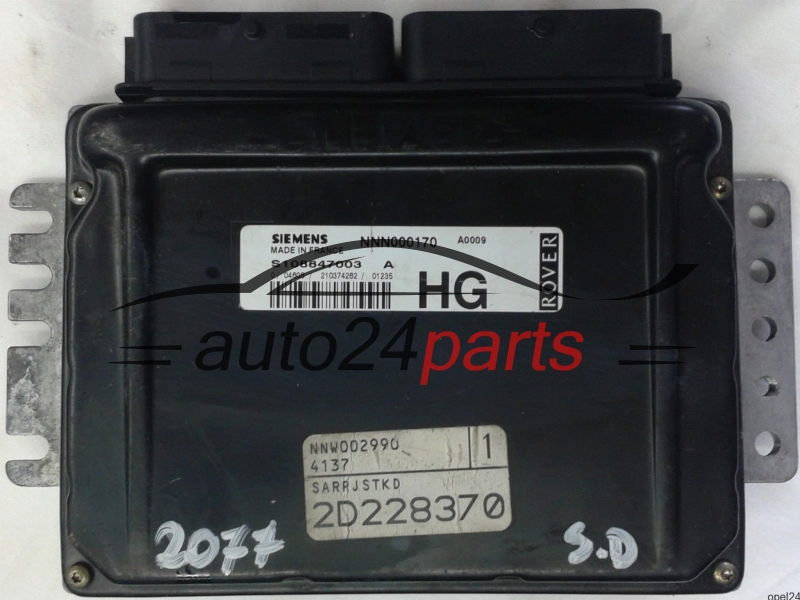 CENTRALINA MOTORE ROVER 75 MG ZT 2.5 V6 SIEMENS S108847003A, NNN000170 A0009 HG