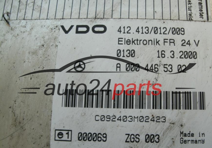 KOMPUTER STEROWNIK SILNIKA MERCEDES ACTROS A 000 446 53 02