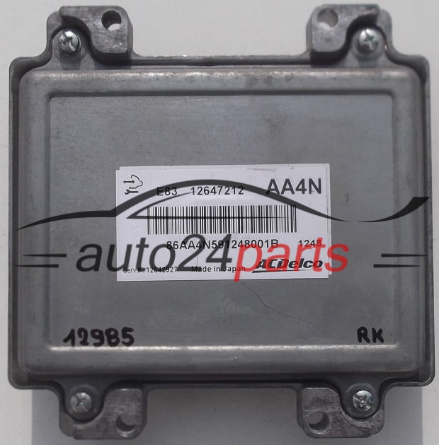 Centralina motore OPEL ASTRA 12647212 AA4N
