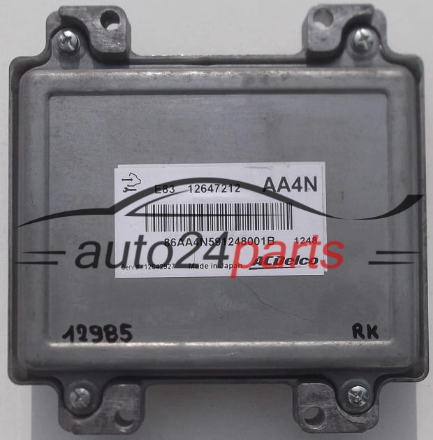 Centralina motore OPEL ASTRA 12647212 AA4N