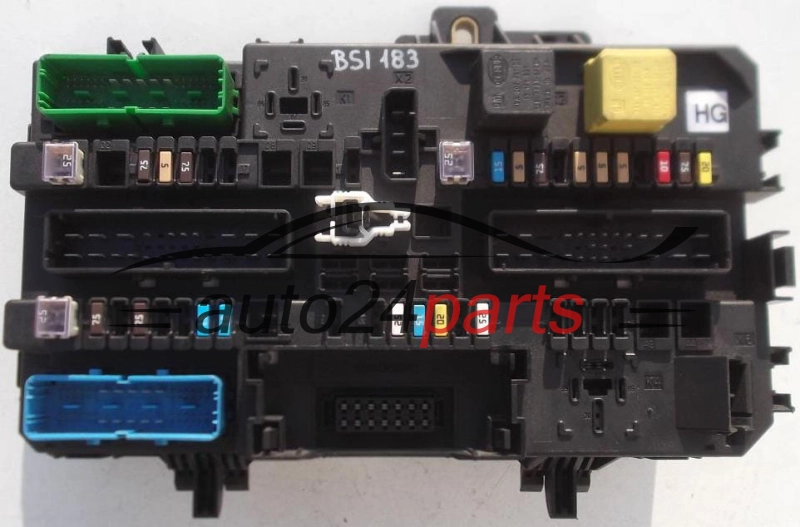 Central do sistema elétrico com caixa de relés e fusíveis, central de controle modul BSI OPEL ASTRA H GM 13 206 759 HG
