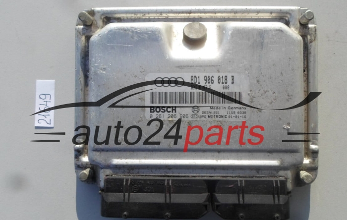 CENTRALINA MOTORE AUDI 1.8 BOSCH 0 261 206 906, 0261206906, 8D1 9060 18 B, 8D1906018B