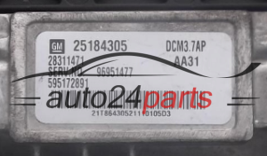 KOMPUTER STEROWNIK SILNIKA OPEL ANTARA 2.2 CDTI 25184305, 28311471, 96951477, 595172891 DCM3.7AP AA31 