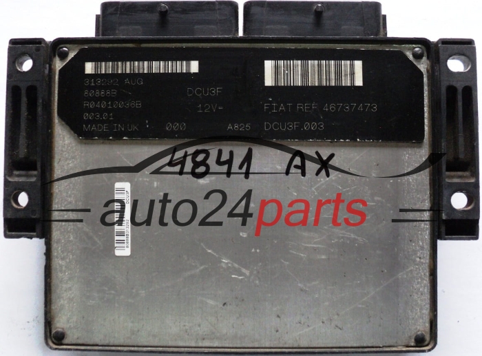 ECU ENGINE CONTROLLER FIAT DOBLO 1.9 D LUCAS R04010036B, 46737473, DCU3F.003
