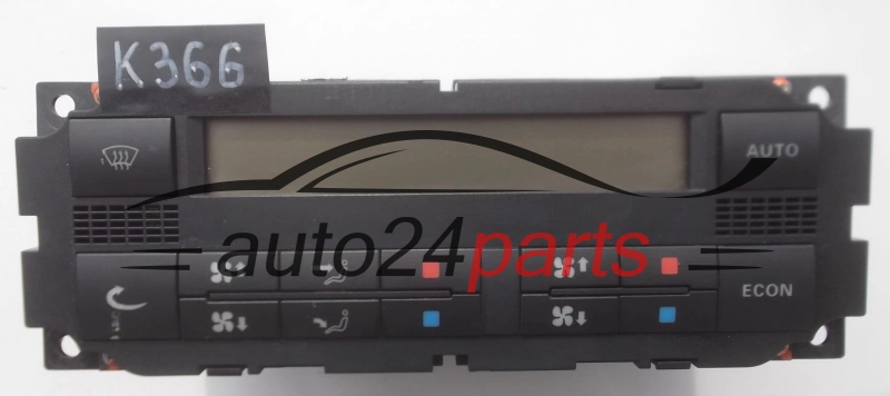 HEATING AND AIR CONDITIONING CONTROL PANEL SWITCH CLIMATRONIC VW VOLKSWAGEN SEAT 7M7 907 040 B, 7M7907040B, 5HB007963-30, 5HB00796330