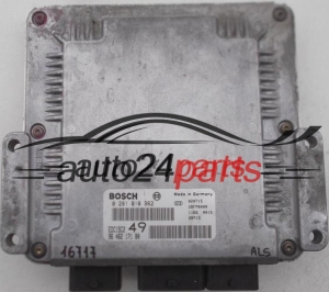 MOTORSTEUERGERÄT ECU STEUERGERÄT CITROEN XSARA II 2.0, BOSCH 0 281 010 962, 0281010962, 96 462 171 80, 9646217180, EDC15C249