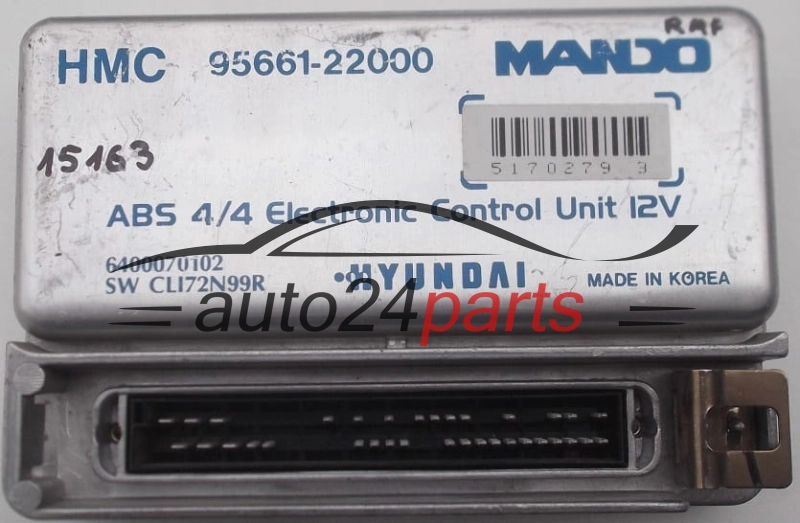 ABS STEROWNIK HYUNDAI ACCENT MANDO 95661-22000