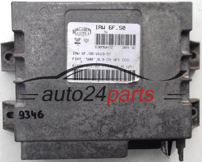 MOTORSTEUERGERÄT ECU STEUERGERAT FIAT CINQUECENTO 500 0.9, MAGNETI MARELLI IAW 6F.S0, IAW6FS0, 61602.012.04, 6160201204, 7754649 