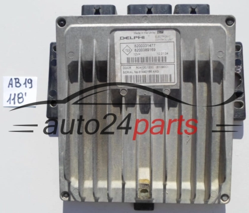 KOMPUTER STEROWNIK SILNIKA RENAULT CLIO 1.5 DCI R0410C120C, 8200331477, 8200389169 