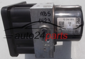 BOMBA HIDRAULICA Y CENTRALITA ABS OPEL ASTRA H ZAFIRA B GM 13 244 860 BJ, 13244860, ATE 10.0206-0264.4, 10020602644, 10.0960-0570.3, 10096005703