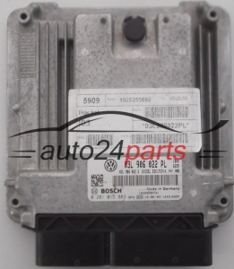 Μονάδα Ελέγχου Κινητήρα VOLKSWAGEN EOS 2.0 TDI BOSCH 0 281 015 883, 0281015883, 03L 906 022 PL, 03L906022PL, 03L906022G, EDC17CP14 