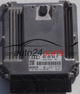 CALCULATEUR MOTEUR AUDI A4 1.9 TDI 03G906016FE, 03G 906 016 FE, BOSCH 0281012127, 0 281 012 127, DIESEL EDC16U31 7002 1039S07978 