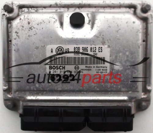 ECU ENGINE CONTROLLER VW VOLKSWAGEN GOLF BORA 1.9 SDI AQM 038906012ES, 038 906 012 ES, BOSCH 0 281 010 644, 0281010644, DIESEL EDC15VM+ 3342, 28SA5025 