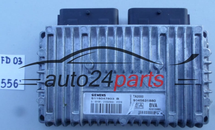 PEUGEOT 406 2.0 HDI SIEMENS S118047803B, S118047803 B, S 118047803 B, 9645631880 TA2000