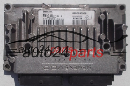 COMPUTADOR CAIXA DE VELOCIDADES AUTOMATICA RENAULT MEGANE 1.9 SIEMENS VDO S126027104 A, S126027104A, 8200695968, 8200563399