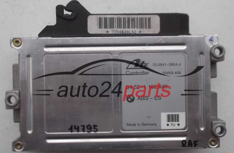 Mονάδα ελέγχου αβς BMW E36 ATE Controller 5WK8 408, 5WK8408, 10.0941-0804.4, 10094108044, 3452-1 162 646, 34521162646