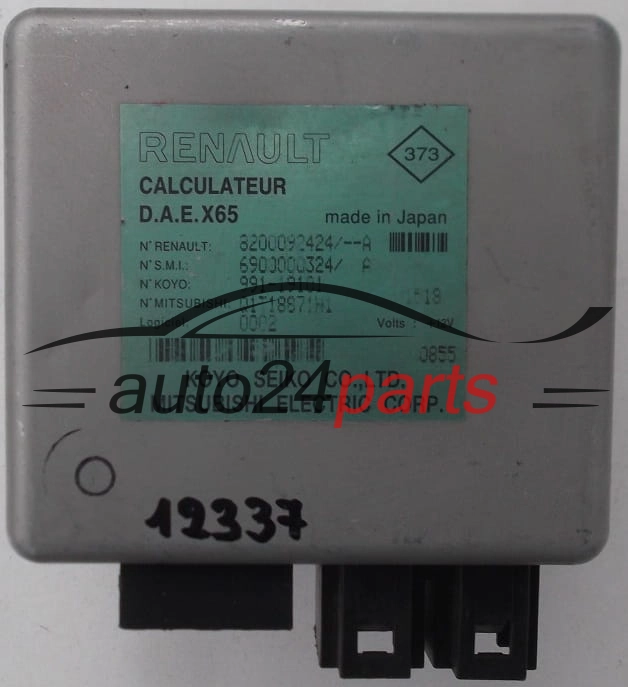 Ecu Módulo de control de dirección asistida RENAULT CLIO 1.2 8200092424/--A